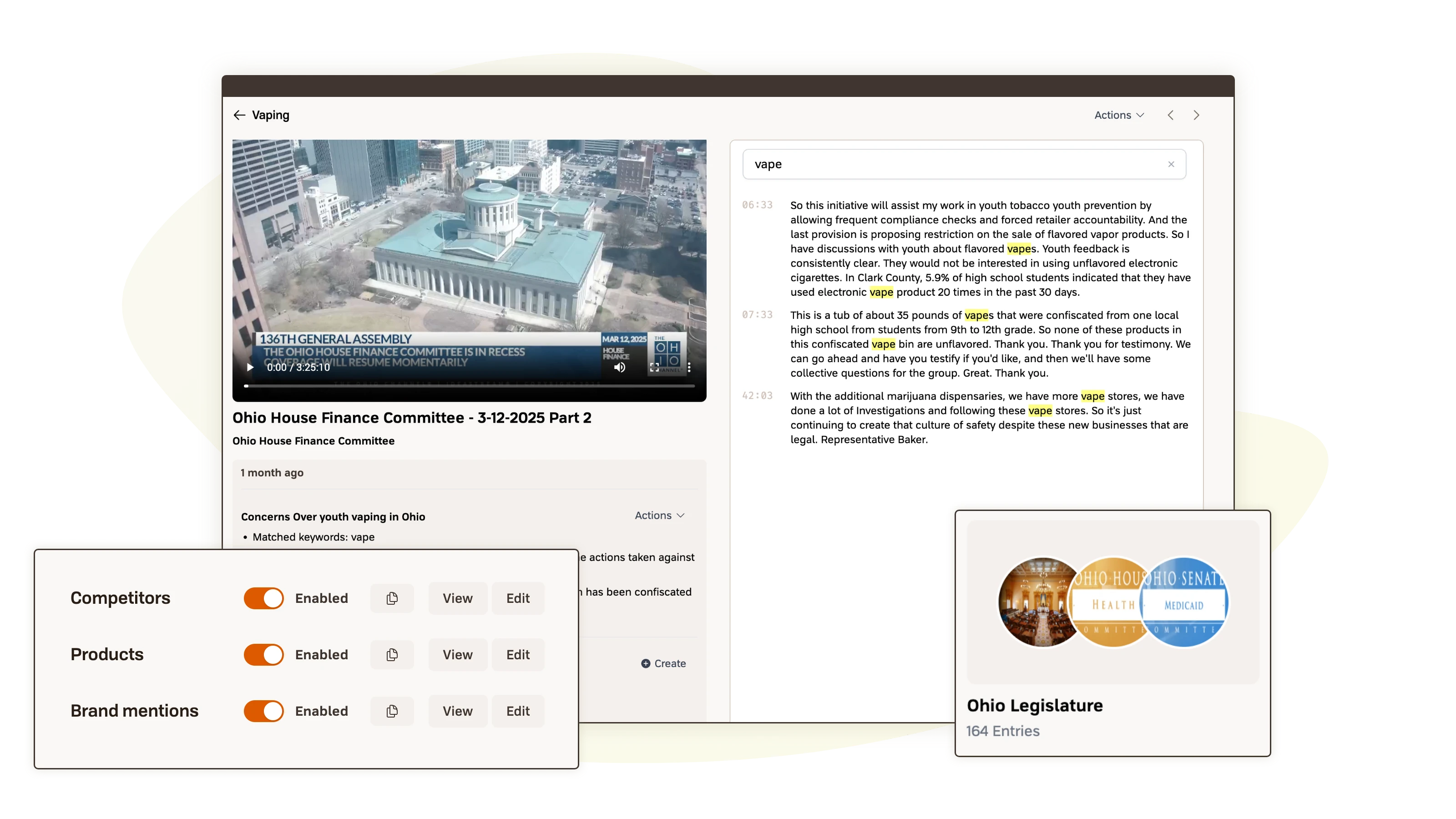Feature demonstration
